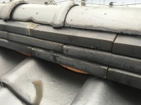 富山市　雨漏りにおける　屋根葺き替え工事