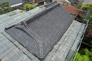 築100年超え 葺直し工事(瓦再利用)