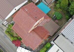 大棟・隅棟部葺直し工事
